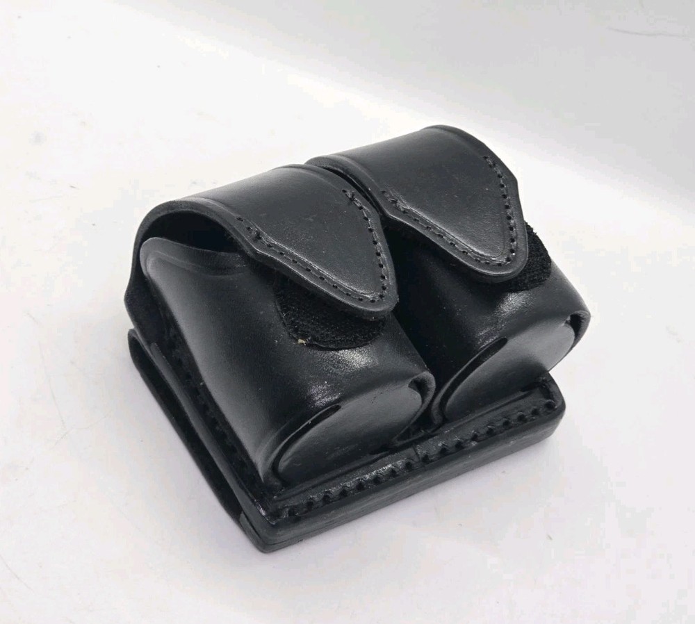 HKS 103 Med Speed Loader Dual Case Pouch belt loop Black
