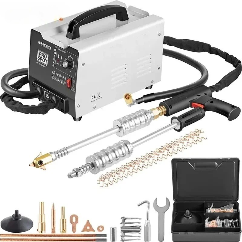 3500A Dent Puller Spot Welder 1.8KW 2 Welding Guns Bonnet Roof Panel 3500A Dent