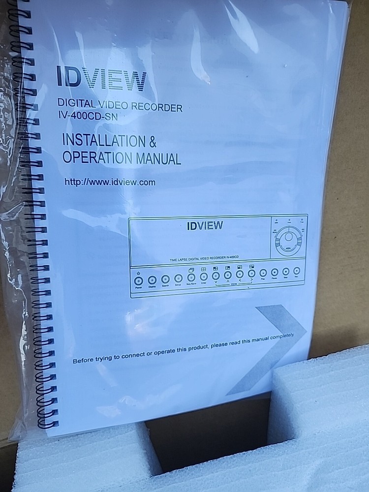 Idview IV-400CD-SN Digital Video Recorder