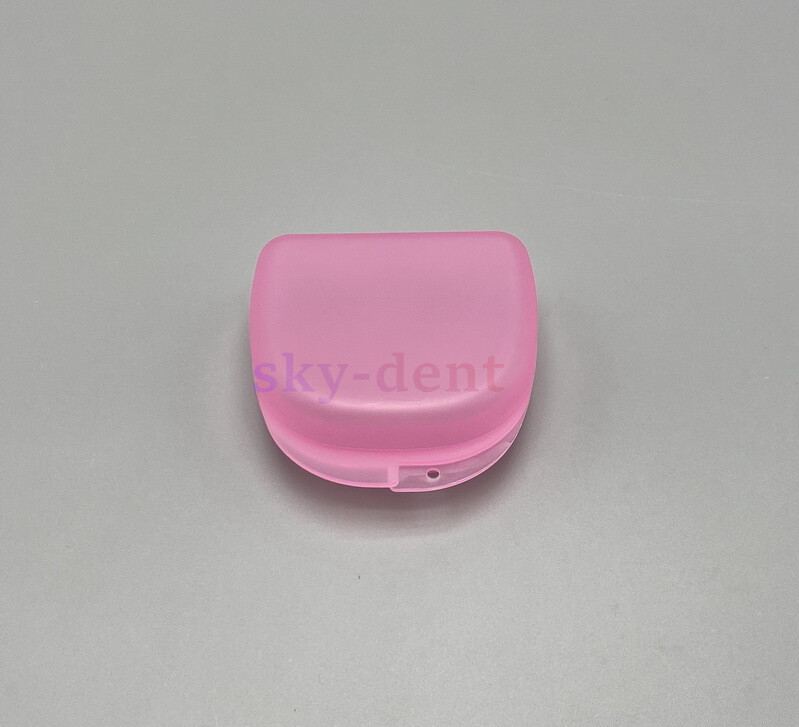 1x Dental Retainer Denture Storage Case Box Mouthguard Container Assorted Colors