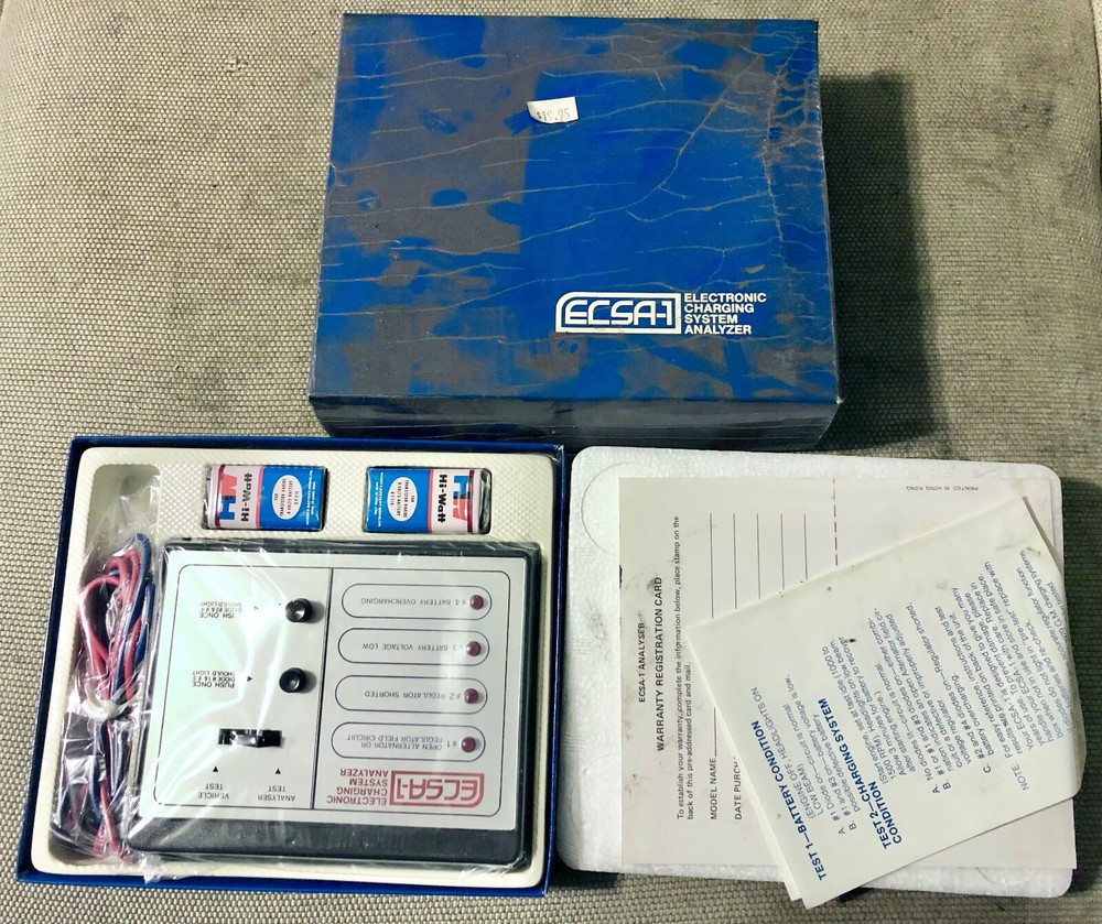 ECSA-1 Electronic Charging System Analyser - NEW