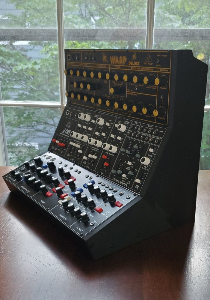 Behringer Synthesizer Synth Module Stand 3-Tier Printed Stand Black PLA