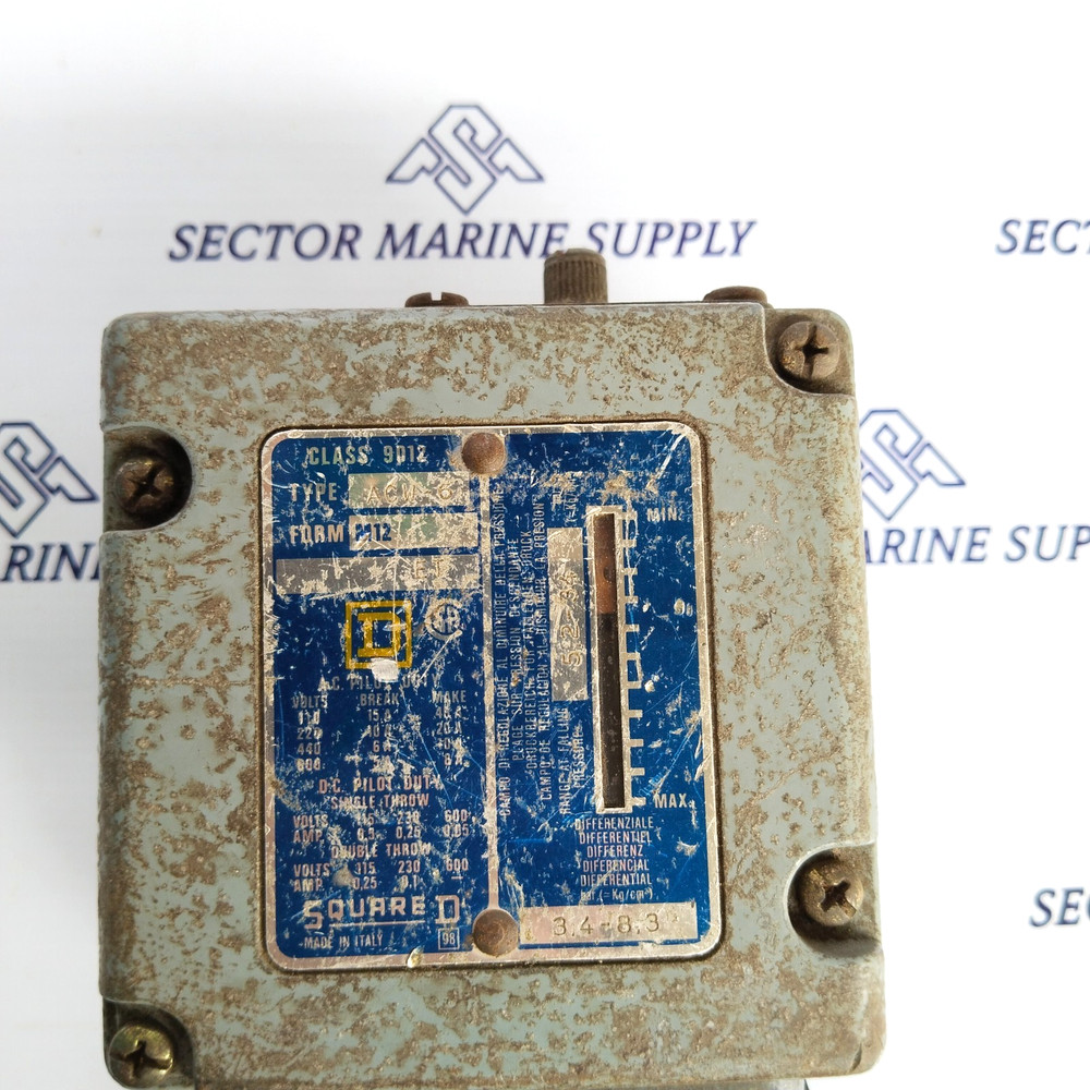 Square D ACW-6 Pressure Switch