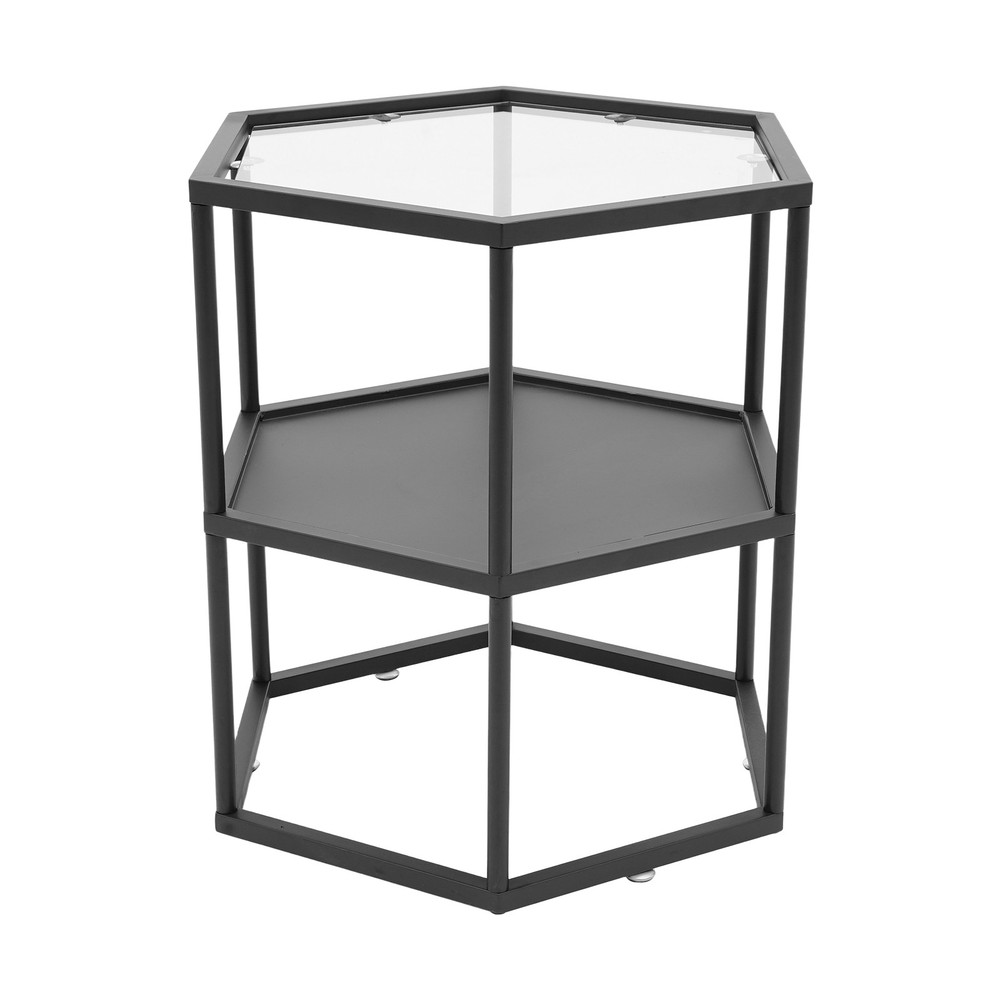 Tall End Table Sofa Side Table Multi-purpose Small Space Table for Living Room