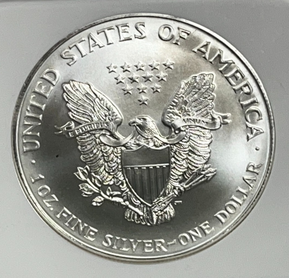 1996 1 oz American Silver Eagle NGC MS 69