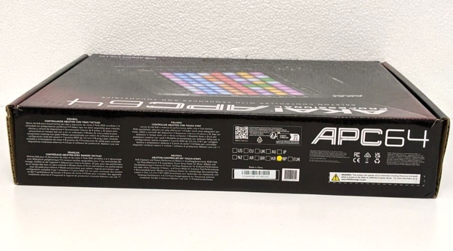 Akai Professional APC64 Ableton Live Controller – 64 RGB Pads, CV/Gate, Sequence