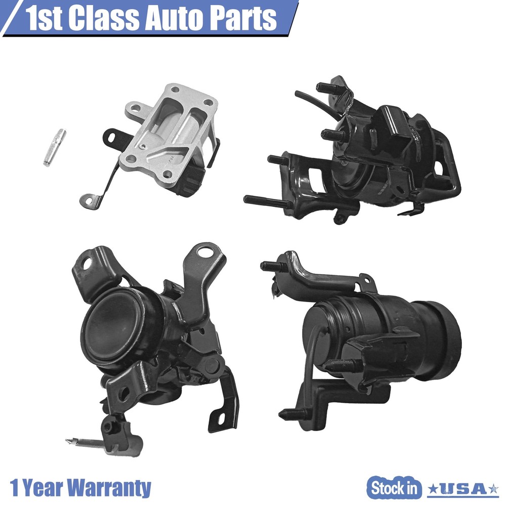 4Pcs Engine Mounts & Automatic Trans Mount for 2018-22 Toyota Camry 2.5L