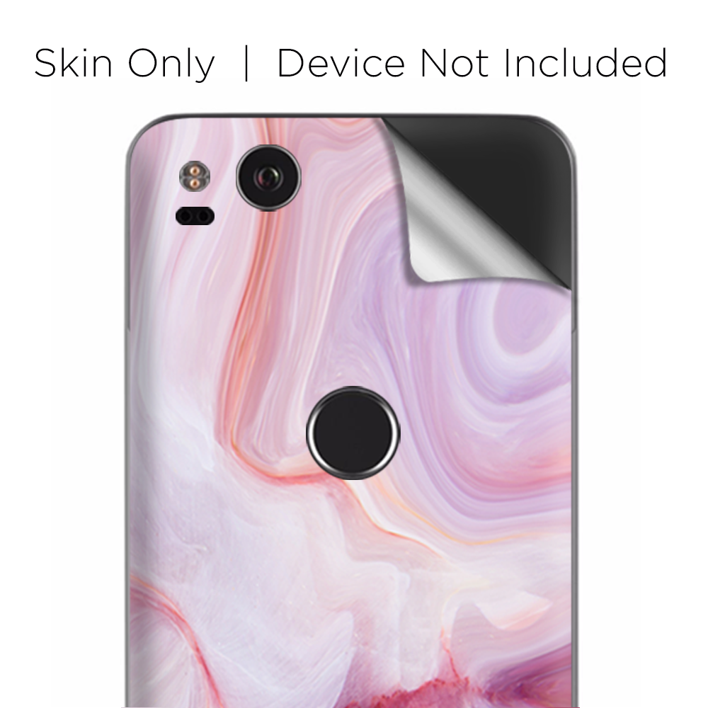 Google Pixel 2 Skins Decal Wrap Pink Stone Marble Geode