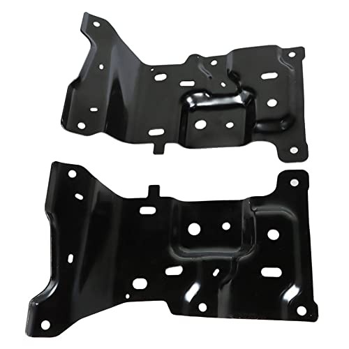 2Pcs Front Driver and Passenger Side Bumper Mounting Plate Replacement for