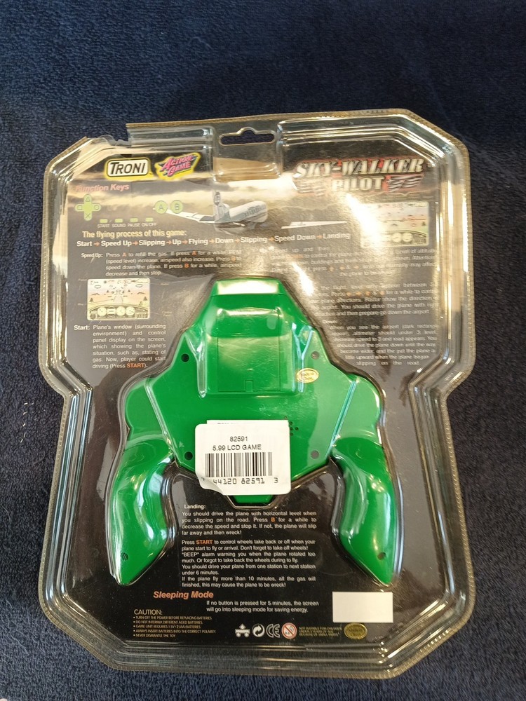 Troni Skywalker Pilot Handheld Game Vintage Vibration Technology