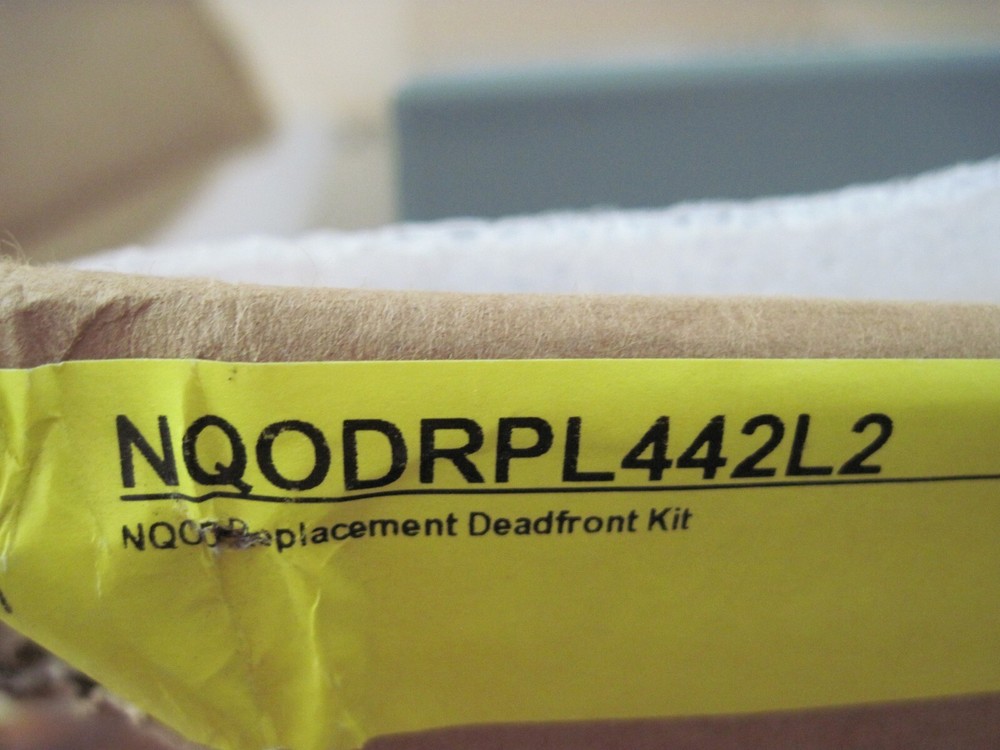 Square D NQODRPL442L2 Replacement Deadfront Kit, Missing Screws