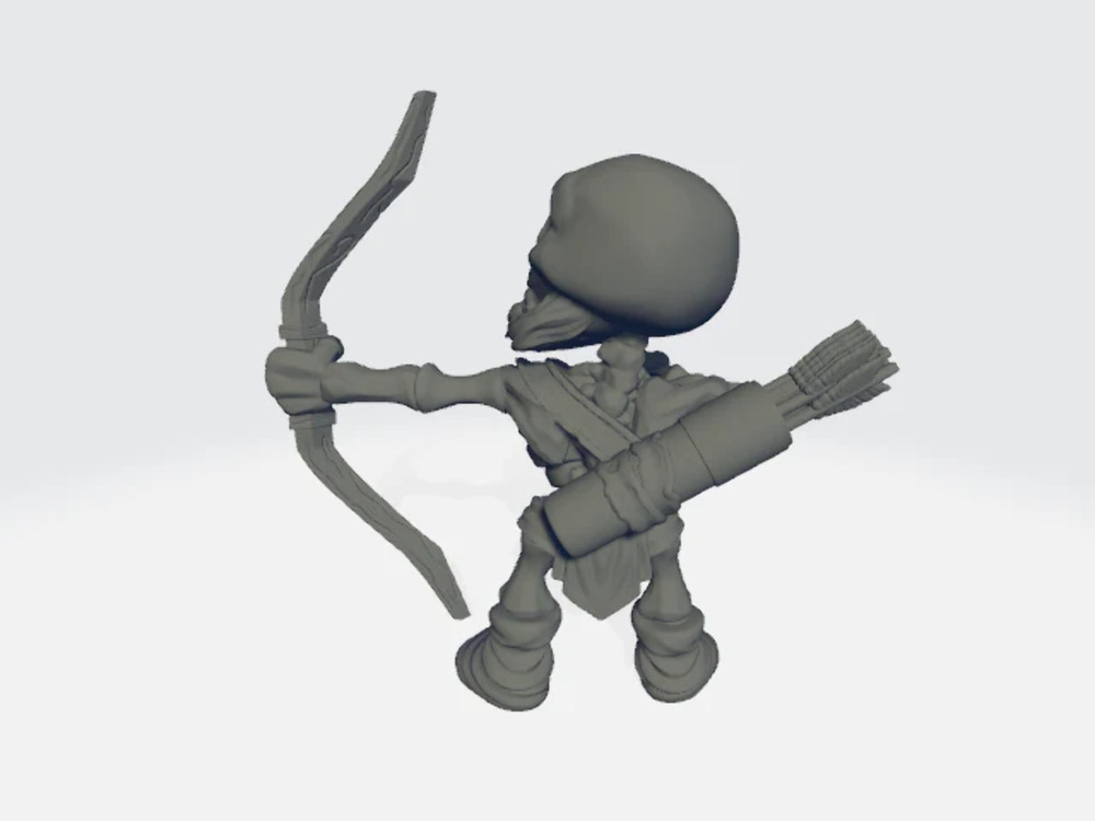 Chibiatures - Skeleton Archer #4