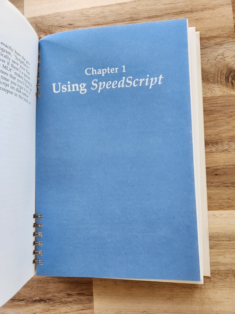 Vintage Speed Script The Word Processor for Commodore 64 Spiral 1985 Brannon
