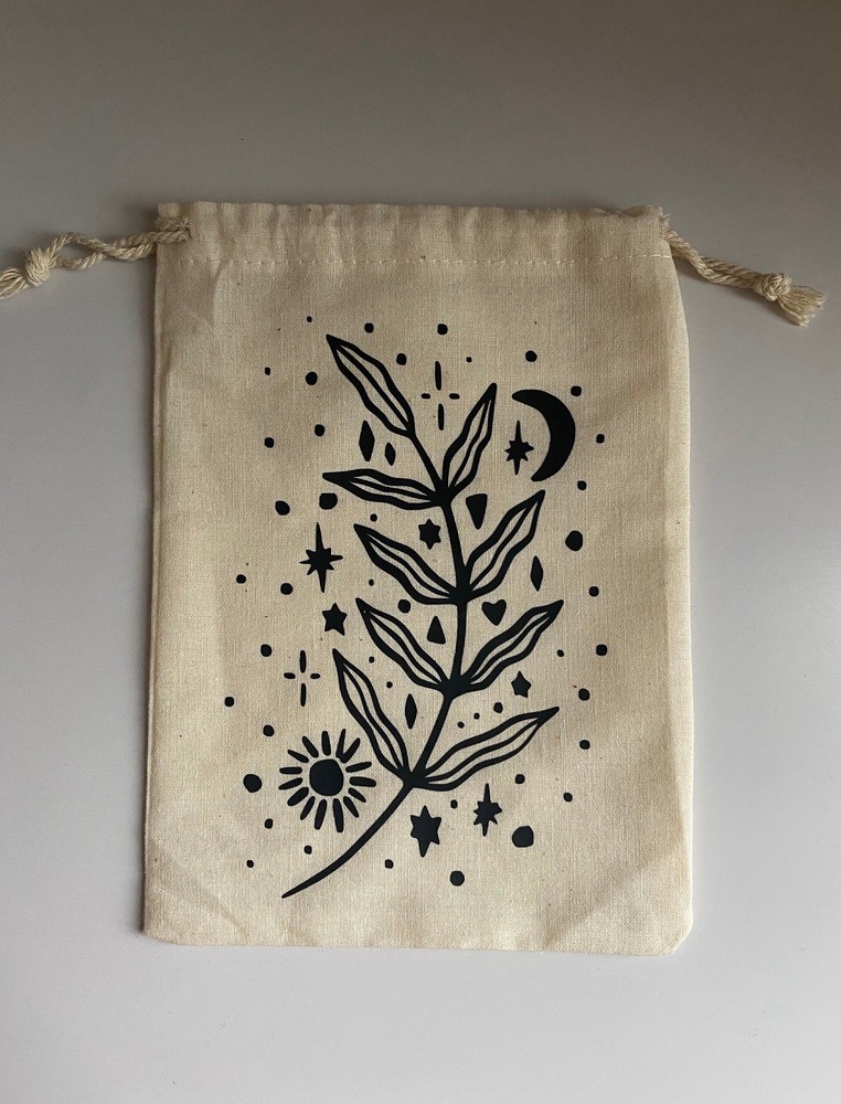 Tarot Bag, Crystals, Herbs, Flowers, Amulets