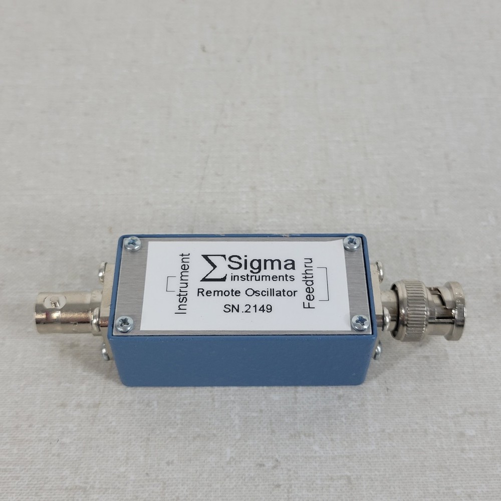 Sigma Instruments Remote Quartz Crystal Oscillator Feedthrough Device Thin Film