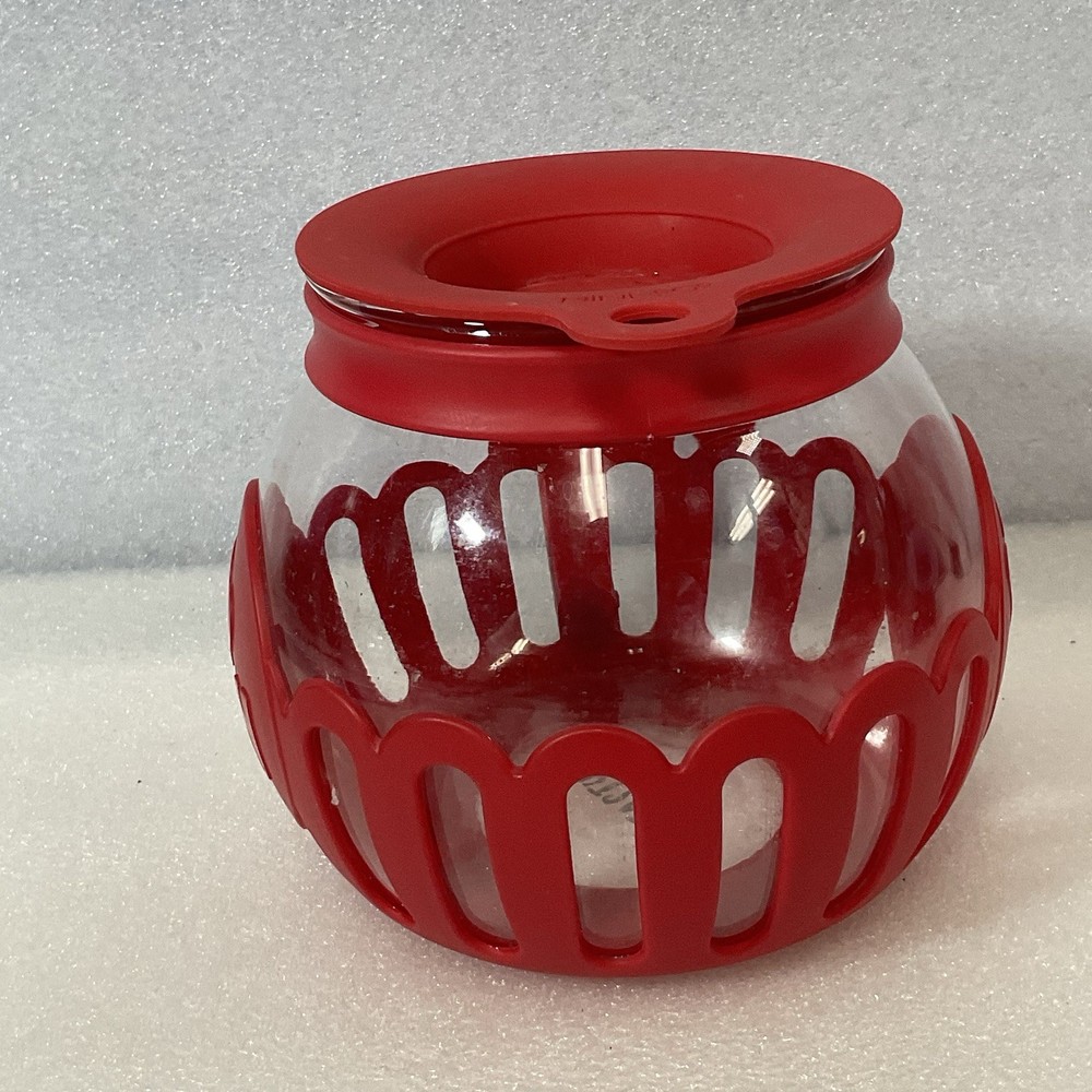 Ecolution Tasty Mini-Pop Microwave Popcorn Maker 1.5qt Red