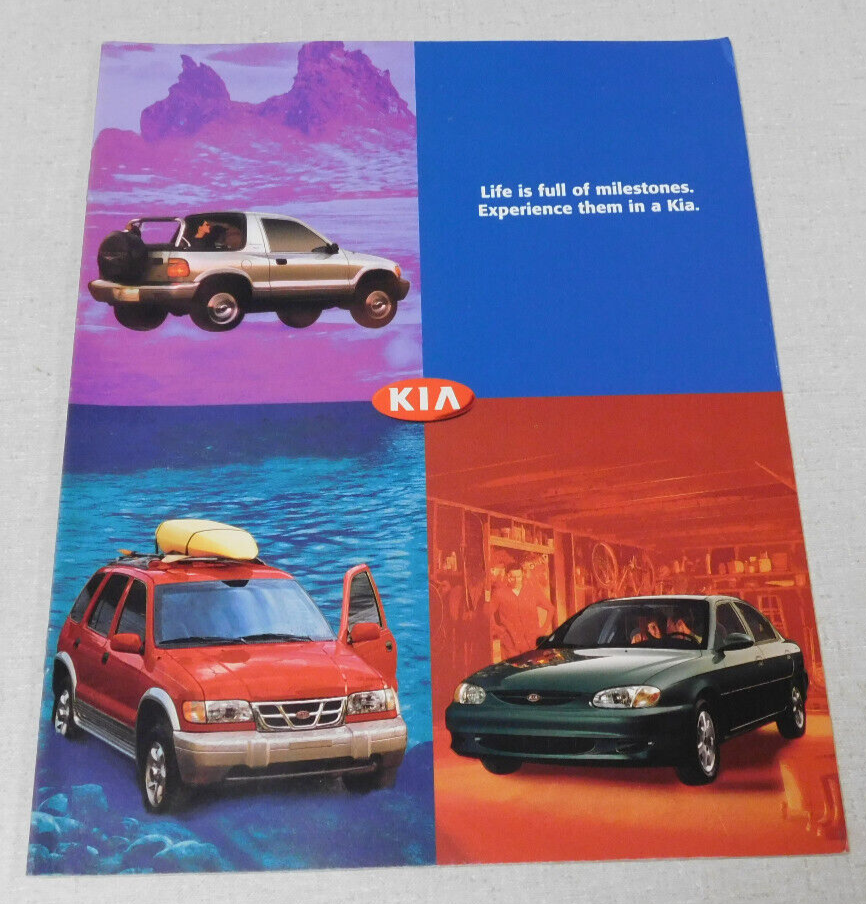 1999 Kia advertsing brochure