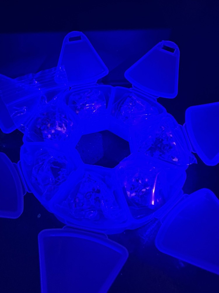 URWIZARDS DICE Set - Yooperlite Ancient Stone UV GLOW DICE!!
