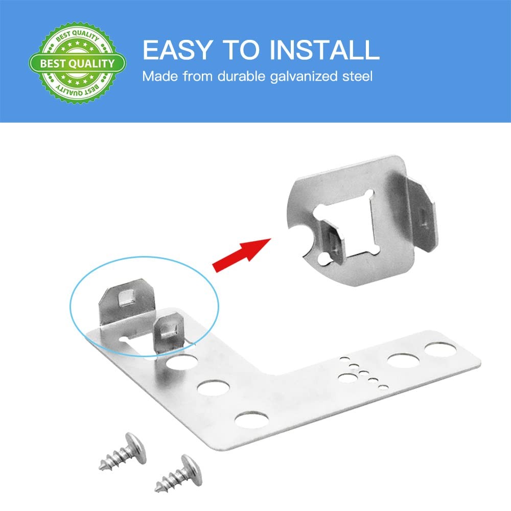 2 Pack Dishwasher Mounting Bracket 170664, Compatible with Bosch & Kenmore El...