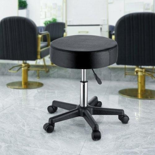 Rolling Stools with Wheels 400 LBS Weight Capacity Adjustable Height Stool