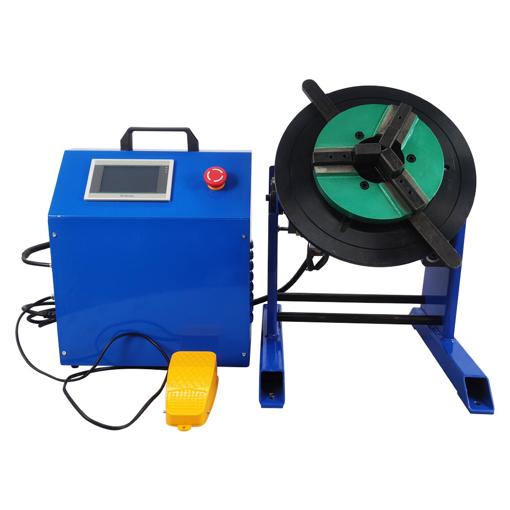 50KG Automatic Welding Positioner +200MM Chuck PLC Controller