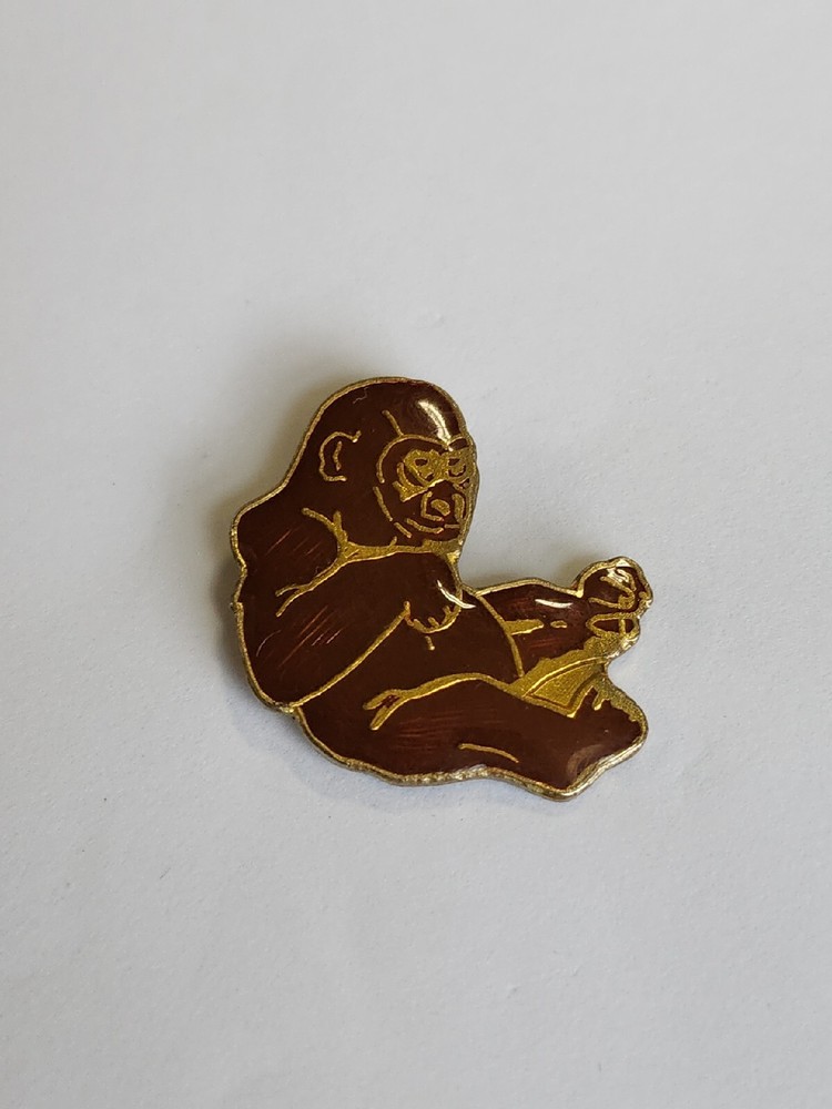 Baby Gorilla Lapel Pin Great Ape