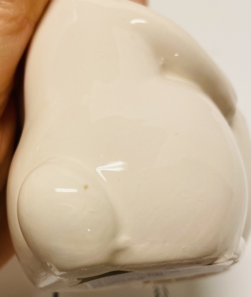Yankee Candle Tealight Holder Bunny Easter Egg Damaged See Description
