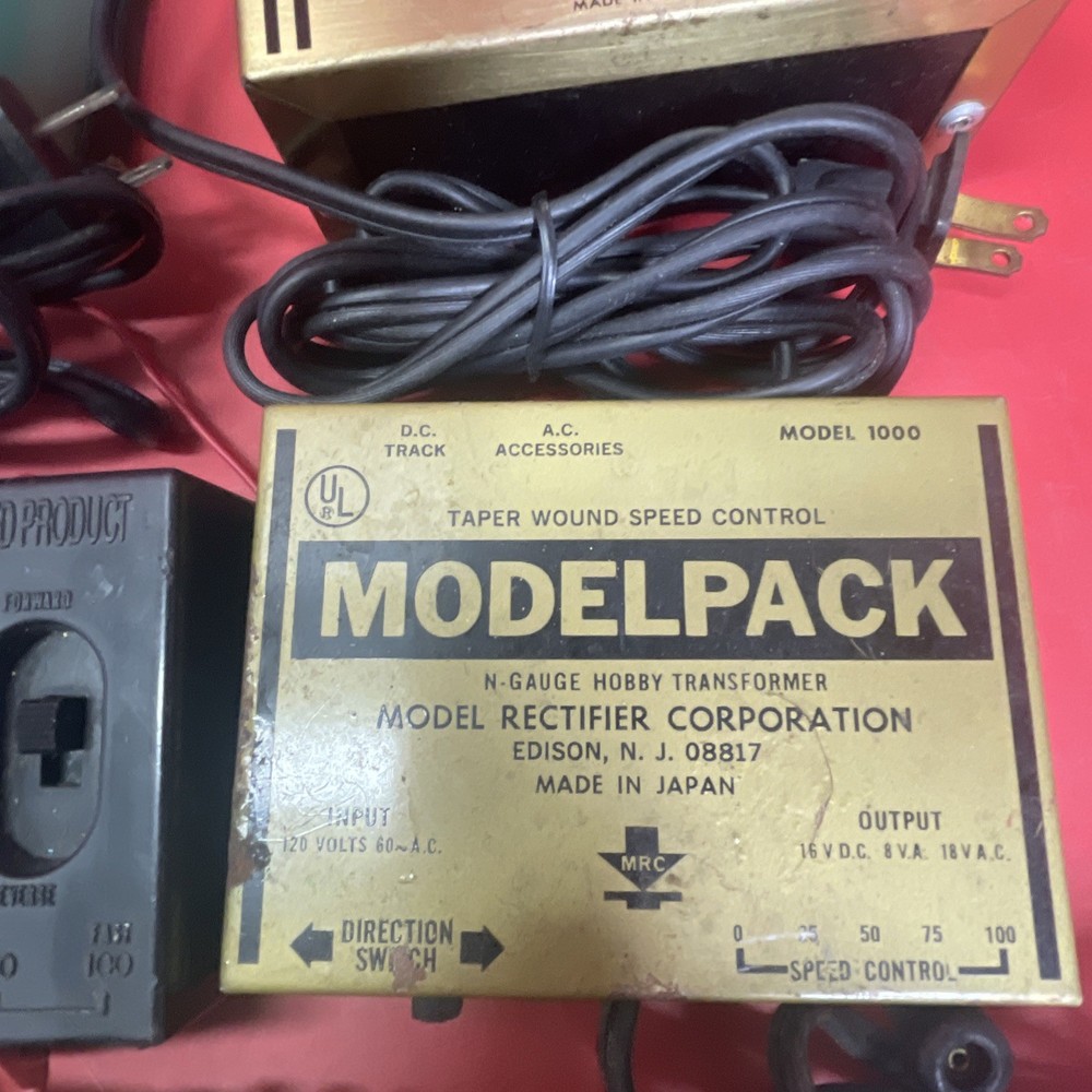 Lot 7 Train Transformers Power Controller As Pictured UNTested Mixed Brands