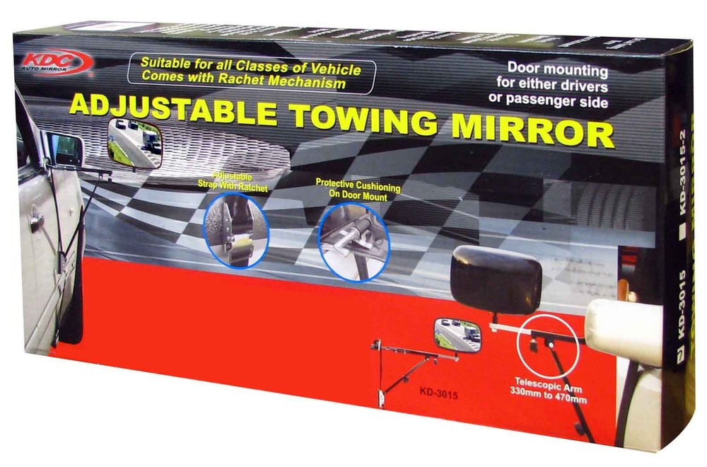 RG2139 - PkTool - MIRROR - DOOR MOUNT WITH BRACKETS HEAVY DUTY