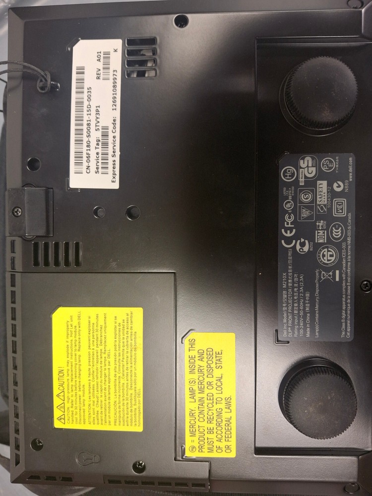 Dell M210X, Mobile Projector, HDMI, 2000 Lumens