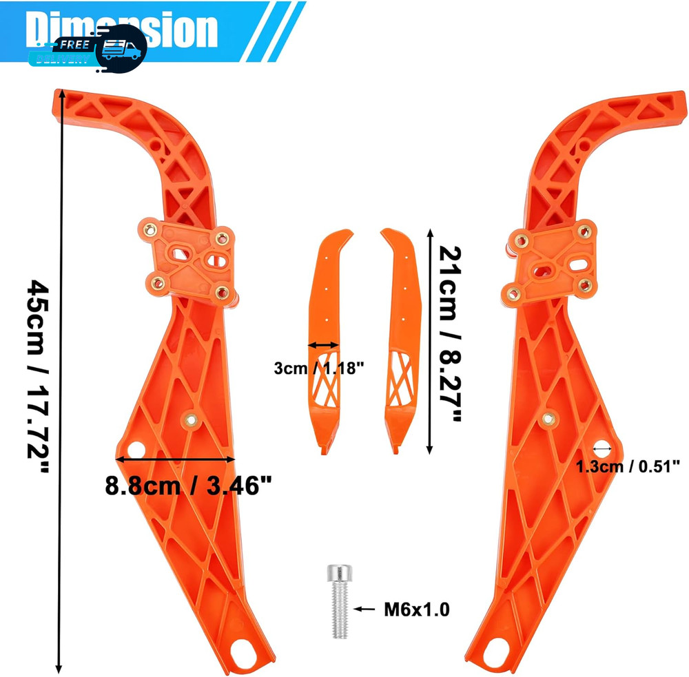 1 Set Strong Arm Inner Fairing Batwing Support Speaker Brackets for Harley