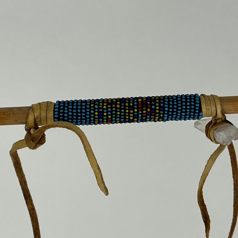 Decorative Beaded Native American Arrow Beadwork Crystal 33"