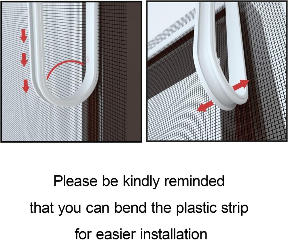 Magnetic Window Screen - Adjustable Size