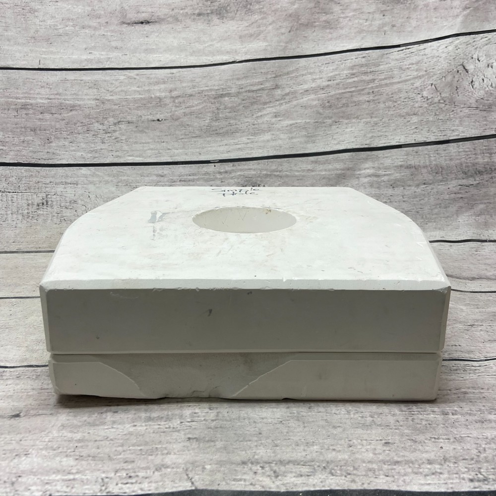 White Horse Mold Ceramic Casting Mold Simple Plate #1663