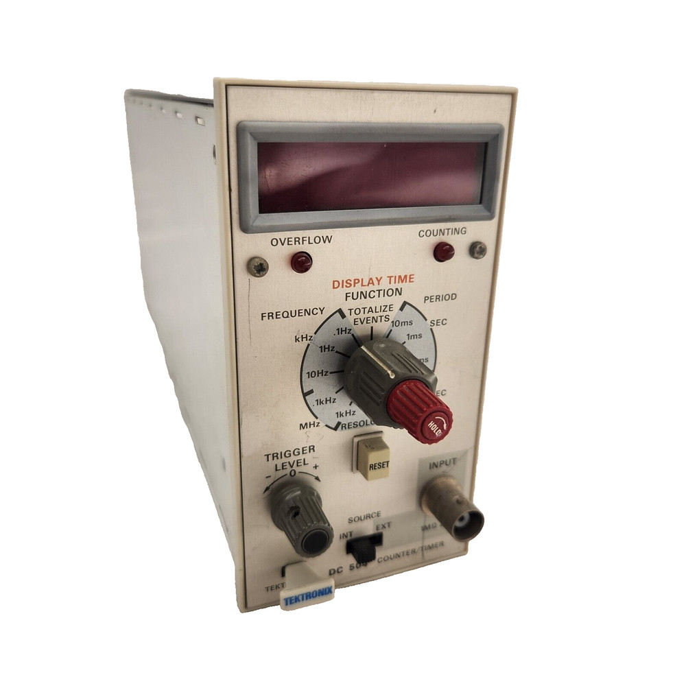 Tektronix DC 504 Counter/Timer | Powers On