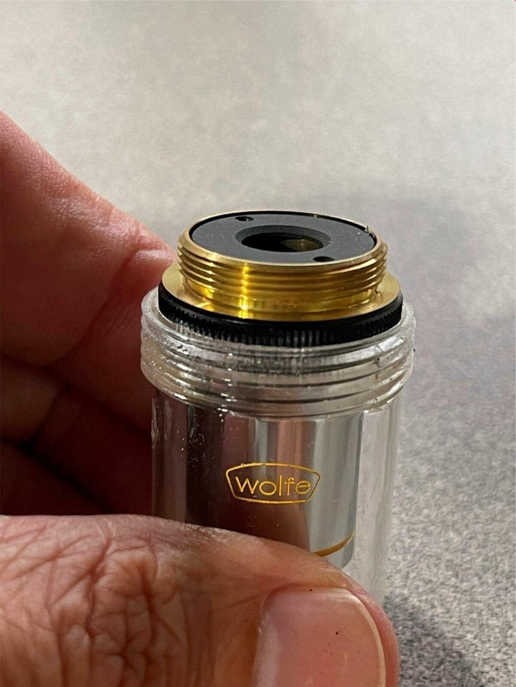 ONE (1) NEW Wolfe MICROSCOPE OBJECTIVE 10 / 0.25
