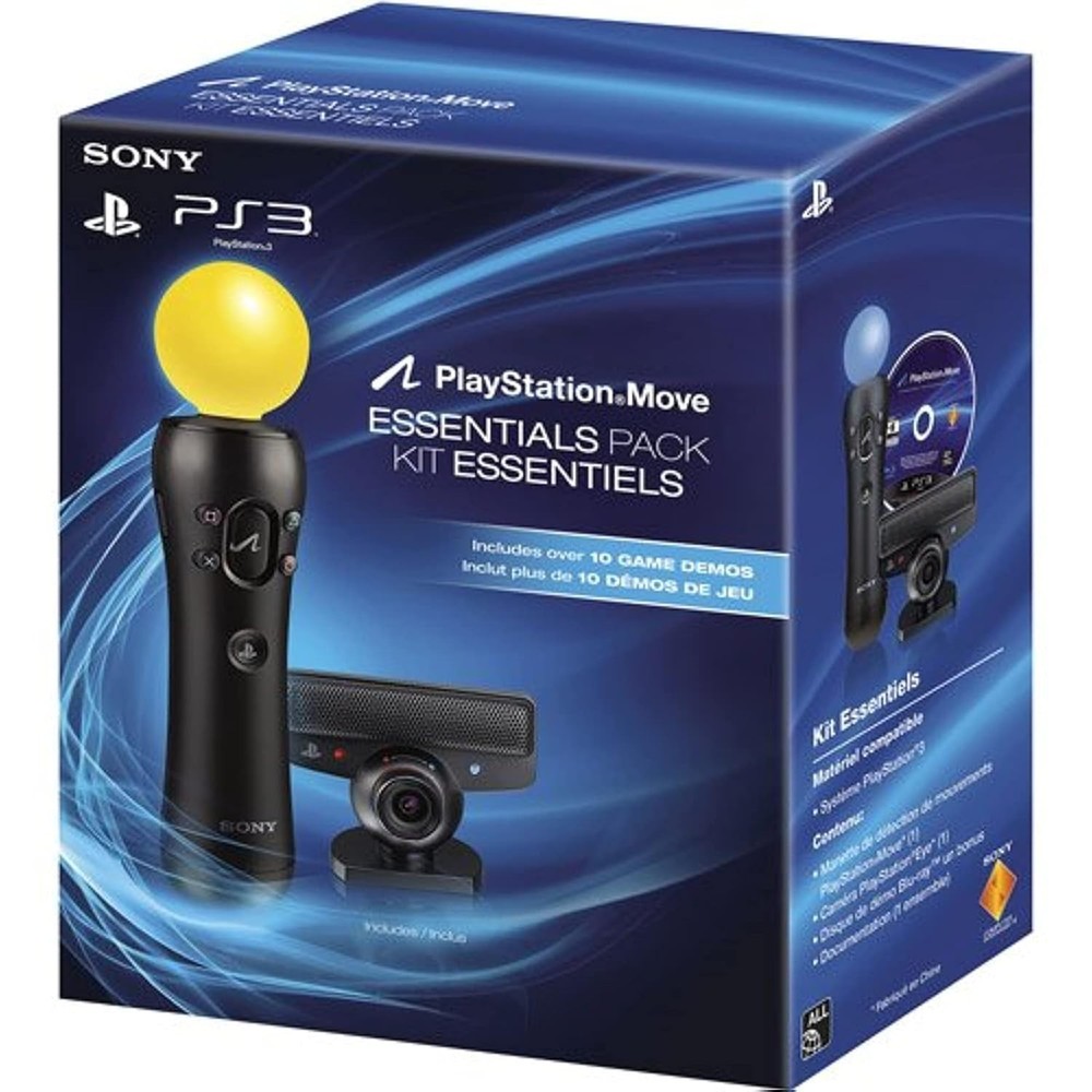 Sony Playstation 3 PS3 Move Essentials Pack PS3 Camera Kit