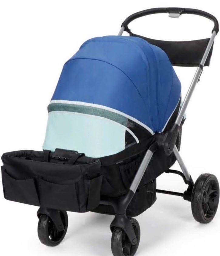 Safety 1st Summit Wagon Stroller All-Terrain 3-Mode Folding Push/Pull Blue