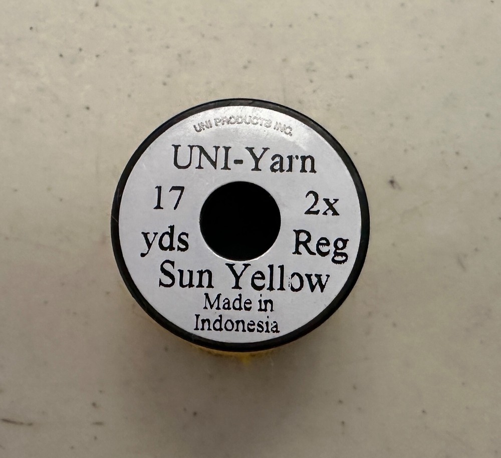 Uni Yarn 17 Yard Spool Sun Yellow