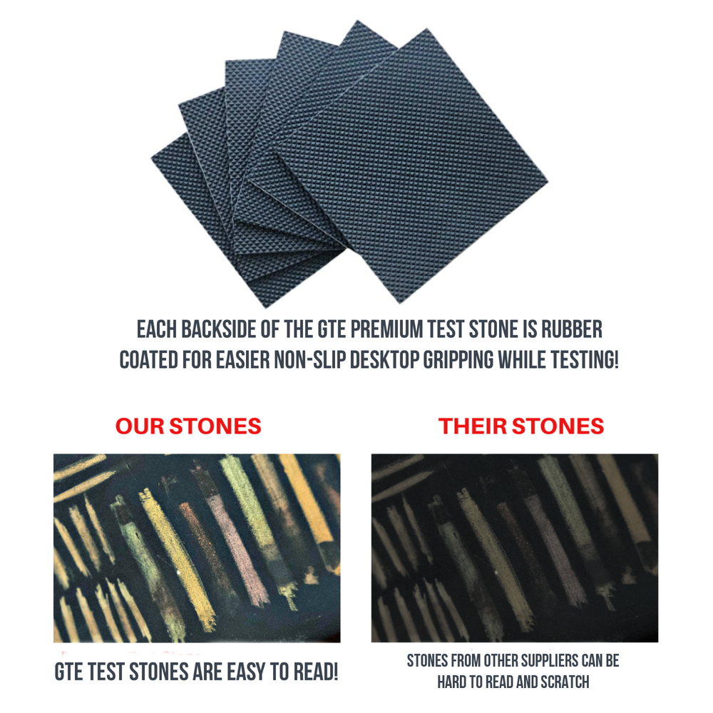 Silver Testing Kit 2 Solutions Acid with Scratch Stone & Neutralizer JSP 999