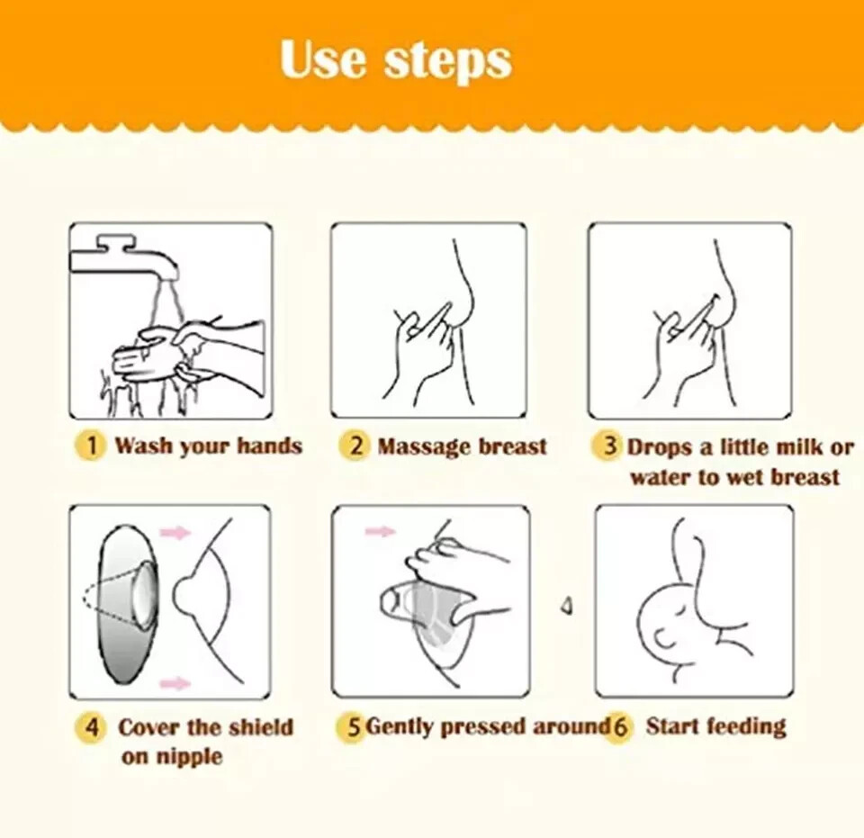 Nipple Shield Premium Nippleshield for Breastfeeding with Latch Difficulties ..