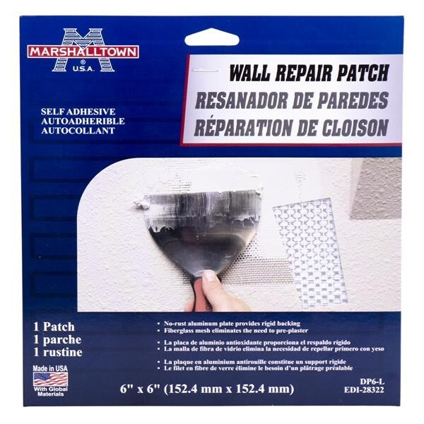Marshalltown Wall Repair Patch Kit 6x6