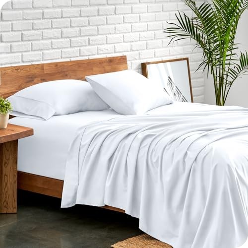 Sheet Set - Luxury 1800 Ultra-Soft Microfiber Bed Sheets - King 01 - White