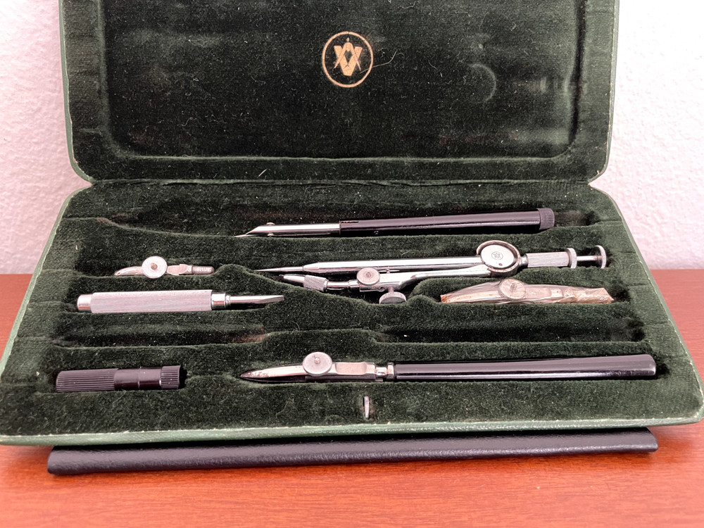 Vintage Compass Vigano Drafting Tools / Rare