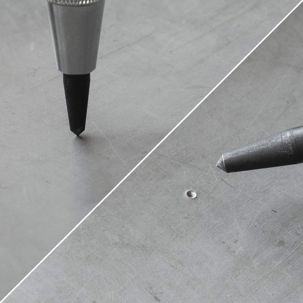 Automatic Center Punch 6in Adjustable Spring Loaded Drill Hole Starter