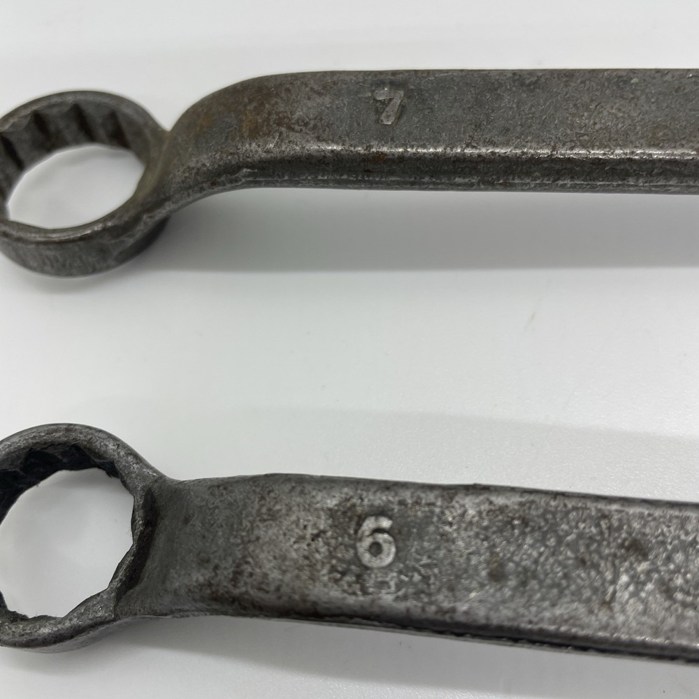 Vintage Eclipse 12-Pt Offset Double Box End Wrenches - Set Of Four - No. 1,5,6,7