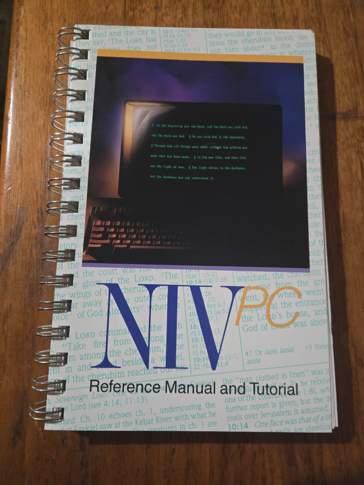 NIV PC Reference Manual and Tutorial (Spiral bound, 1989)