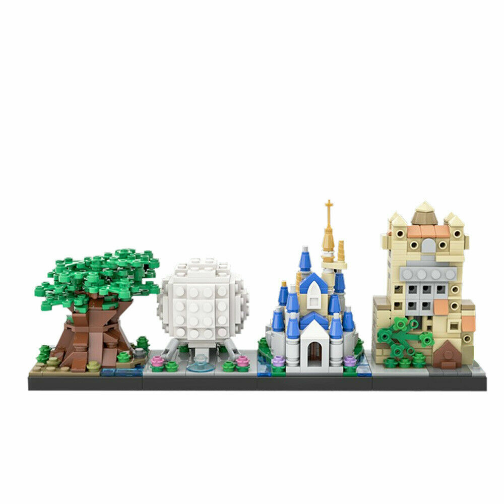 Iconic Theme Park Lite Version  Building Toys Set MOC Building Blocks Gift 529pc
