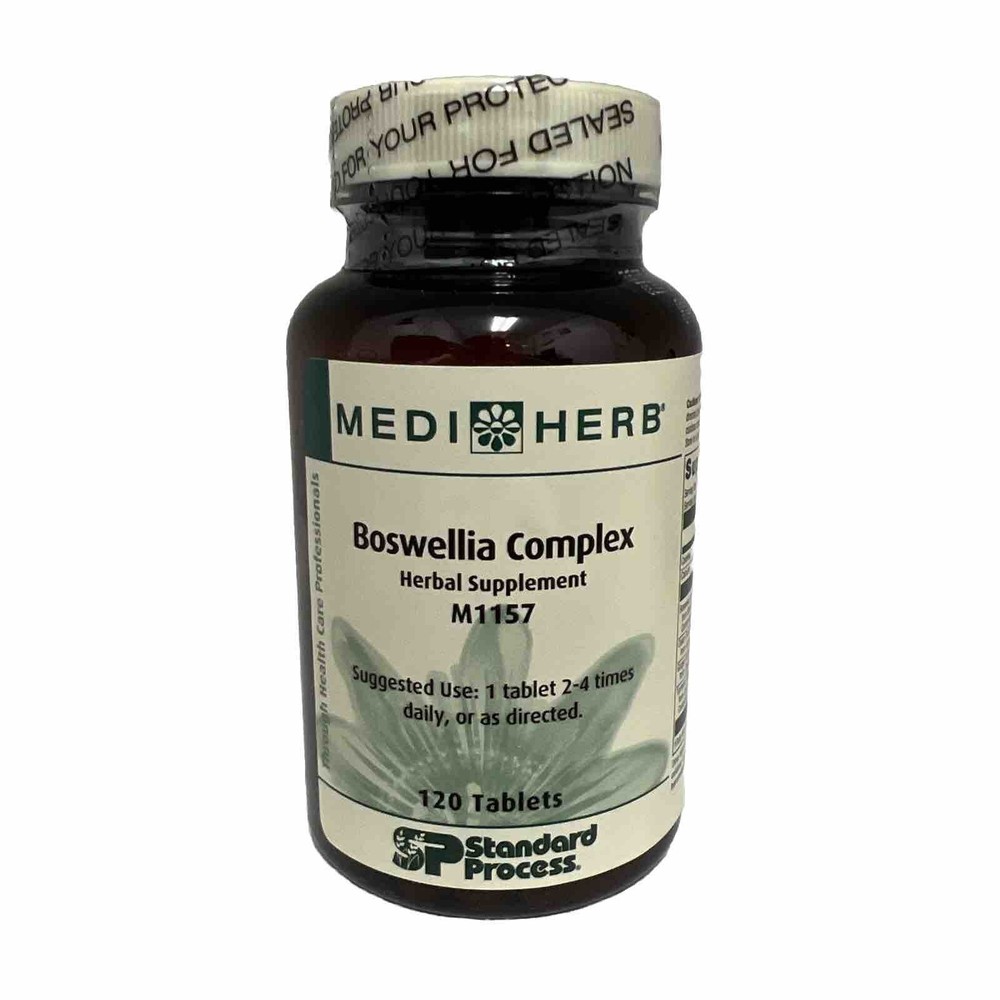 Standard Process Mediherb Boswellia Complex - 120 Tablets - Exp 04/2026