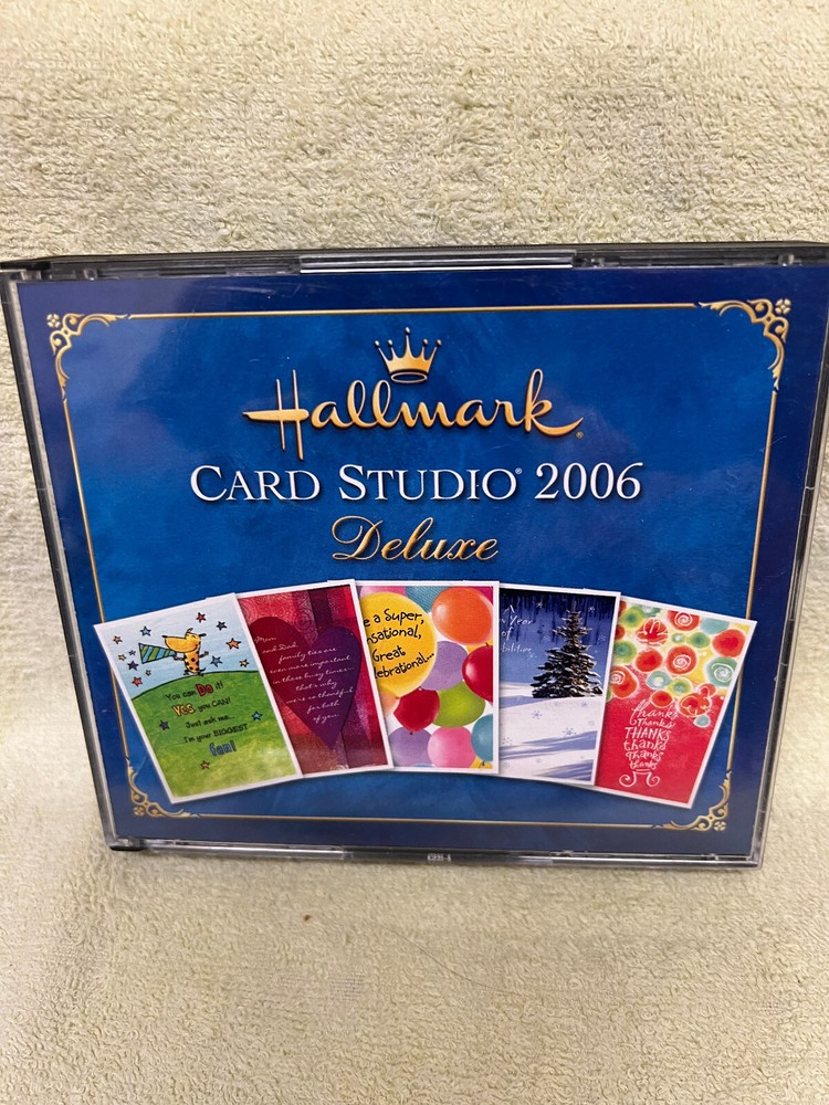 Hallmark Card Studio Deluxe 2006 Software - Windows 98/Me/2000/XP